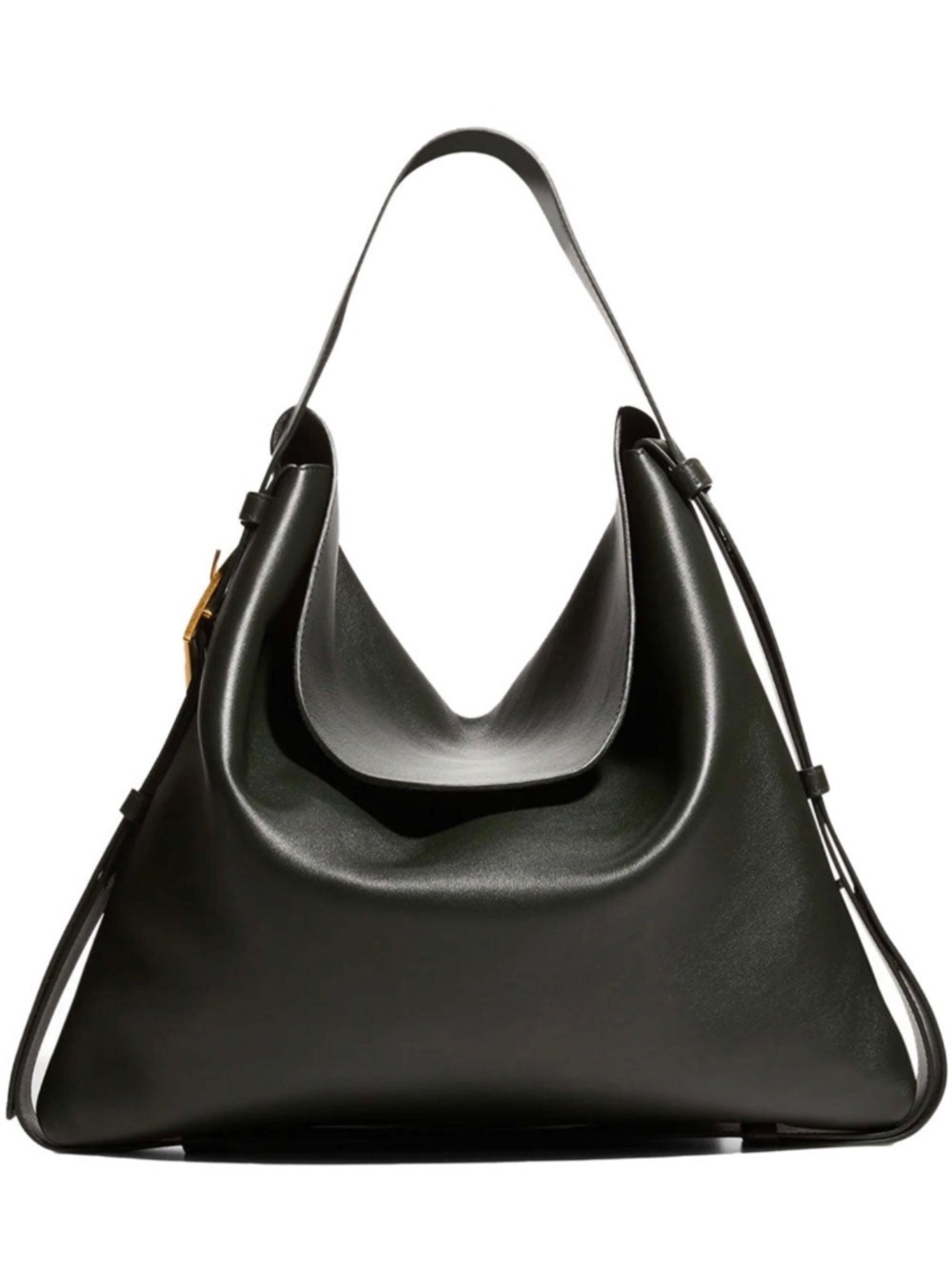 Bottega Veneta Cradle Shoulder Bag in Moss
